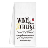 CIOJUNE wine kitchen towels drying glassware after a pour