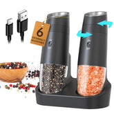 Circle Joy gravity grinder in use on kitchen counter for fresh seasoning