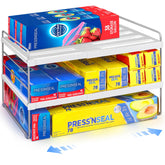 Cirhy Kitchen Wrap Organizer with extendable rack for neat foil and wrap storage.