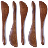 CISHNOU wood spreaders show unique natural grain for elegant cheese service.