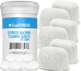 CleanEspresso Breville tablets packaging for easy, mess-free cleaning.