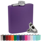 Clear Water Home Goods 6oz flask with funnel for mess-free filling