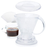 Clever Coffee Dripper large 18 oz with pour-control design for consistent brews