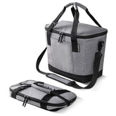 CleverMade Tahoe collapsible cooler folded flat for easy packing