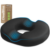 CloudBliss donut pillow seat cushion offers portable comfort for travel and office chairs