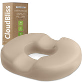 CloudBliss donut pillow seat cushion provides portable tailbone relief on any chair.