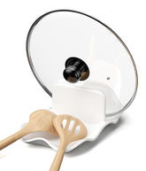 CLTIKACK spoon rest stove-top keeps utensils tidy and drips contained.