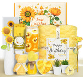 CLTTCLLCT birthday gift basket with ready-to-gift spa set for her