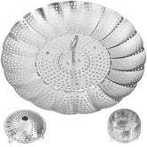 Cluren steamer basket in 304 stainless steel for durable, rust-free performance.