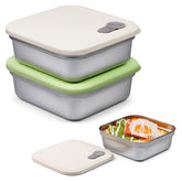 CLWVPCOT sandwich container with white lid for easy meal organization