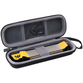 co2CREA hard travel case showing Work Sharp Guided Field Sharpener inside for secure protection.