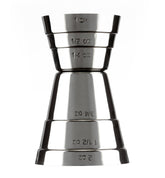 Cocktail Farmer US Standard Jigger with stepped sides for clear measurements