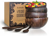 COCOBOWLCO coconut bowl natural finish ready for eco-friendly smoothie bowls