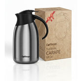 Coffmax coffee carafe with heat-retaining design keeps beverages hot for hours.
