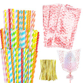 Coitak cotton candy sticks with colorful patterns for secure, kid-friendly handling.