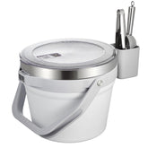 COKTIK 7L vacuum ice bucket with lid keeps drinks cool for long parties.
