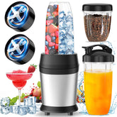 Colarlemo blender with a 1200W motor powers fast, smooth blending for ice and frozen fruit.
