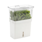 Cole and Mason Fresh Herb Keeper front view for organized fridge herbs