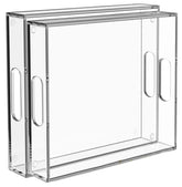 Collwait two-pack serving tray with handles for easy transport.