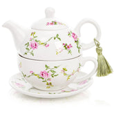 Coloch Tea for One Set teapot: compact design ideal for small kitchens