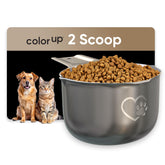 Color Up 2 Scoop with embossed measurement for precise portions.