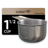 Color Up one-and-a-half-cup measuring cup with engraved markings for precise dry and liquid measuring