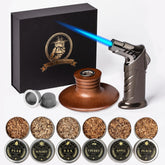 ComboJoy bourbon smoker kit bottle pour shows smoky aroma for richer drinks
