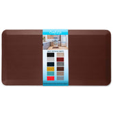 ComfiLife anti-fatigue mat close-up showing memory foam comfort for kitchen tasks.