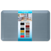 ComfiLife anti-fatigue floor mat in denim; boosts standing comfort for long cooking sessions.