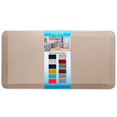 ComfiLife anti-fatigue mat rose gold front view for kitchen comfort