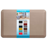 ComfiLife anti-fatigue mat 20x32 rose gold top view showing plush comfort.