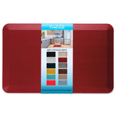 ComfiLife anti-fatigue mat in kitchen scene showing 3/4 inch foam for comfort during cooking
