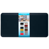 ComfiLife navy kitchen anti-fatigue mat for comfortable standing while cooking.