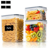 ComSaf sugar container 2L with lid closed showing airtight seal