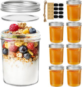 ComSaf wide-mouth 16oz jar shown open for easy filling and prep.
