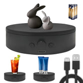 ComXim rotating display stand with 360-degree rotation highlights product details for photography