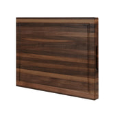 CONSDAN Walnut Cutting Board top view shows rich grain ideal for prep and serving