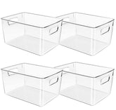 CONTROL KITCHEN clear bin for fridge organization and easy item visibility