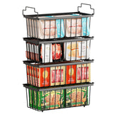 coobest freezer organizer top opening view for easy access and visibility