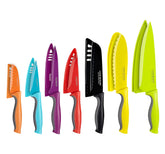 Cook N Home 14-piece knife set assembled for versatile prep