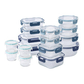 COOK WITH COLOR 32-Pc set on counter for easy meal prep.
