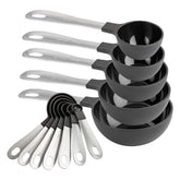 COOK WITH COLOR measuring cups with stainless steel handles for precise, colorful prep