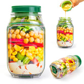 Cookeraa Salad Pod with side-opening lid for quick, mess-free lunches.