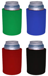 Coolie Junction old-school can cooler 4-pack with thick foam insulation.