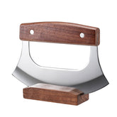 Coowolf Ulu Knife overview showing multipurpose design for home and professional kitchens.
