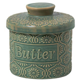 COPORISO butter crock with lid keeps butter fresh on the counter.