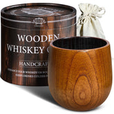 Coralogo charred interior whiskey glass enhances aroma for a smoother tasting experience.
