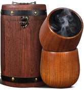 Coralogo wooden whiskey glass with charred interior for richer aromas.