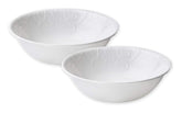 Corelle Bella Faenza 1qt serving bowl front view; lightweight and durable for entertaining