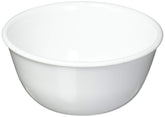 Corelle Coordinates White Winter Frost bowls arranged for a dessert setting, durable and stackable.